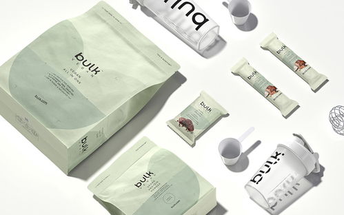 平面与工业设计的融合 构建Bulk健身食品品牌形象